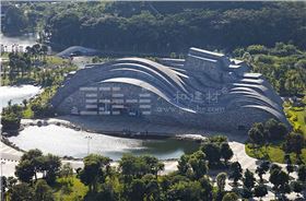 柳州奇石展覽館-鋁單板、條形鋁天花板、鋁格柵吊頂